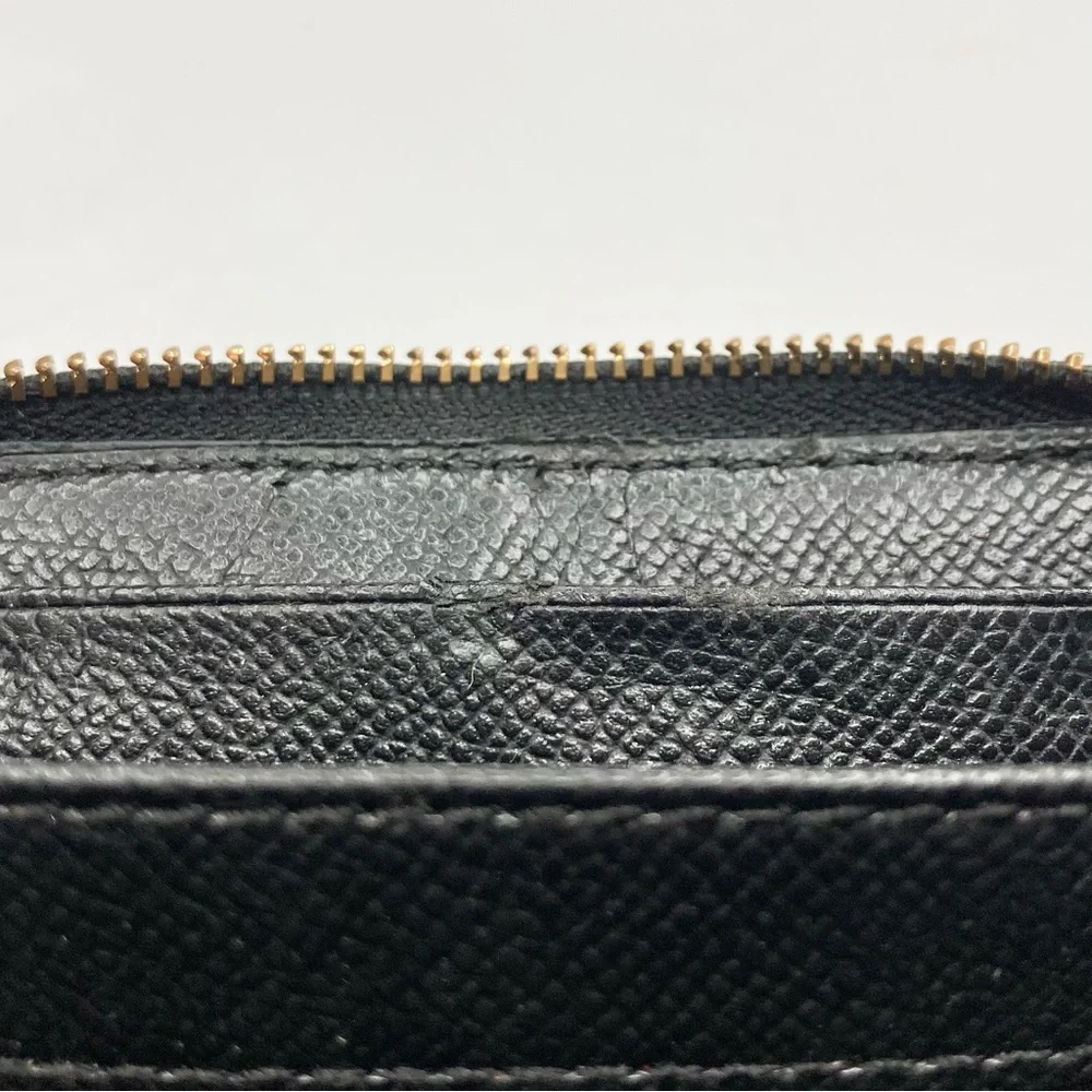 COACH F63975 Chocolate Espresso Leather Signature Double Zip Coin Case Bag_13